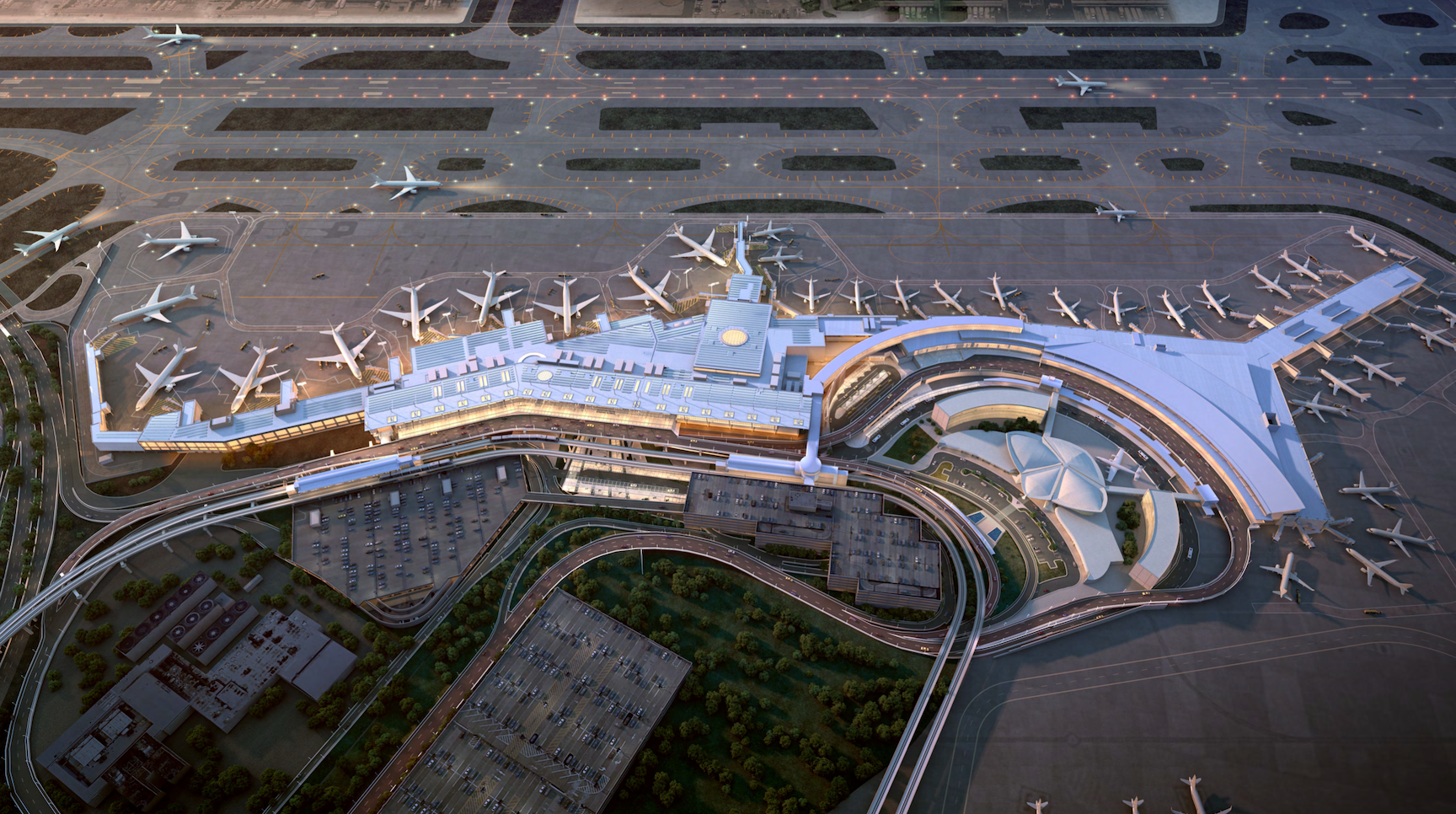 rendering of JFK terminal 6